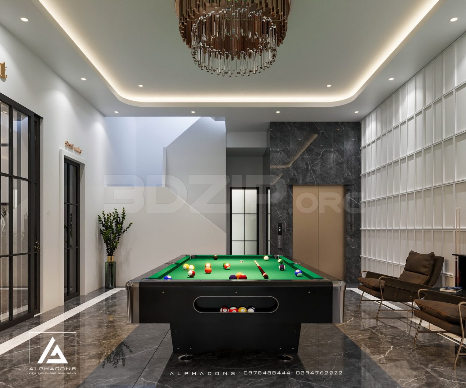 11451. Download 3ds Max Flc Hotel Restaurant And Reception Interior Model By Tran Tuan Anh (5)