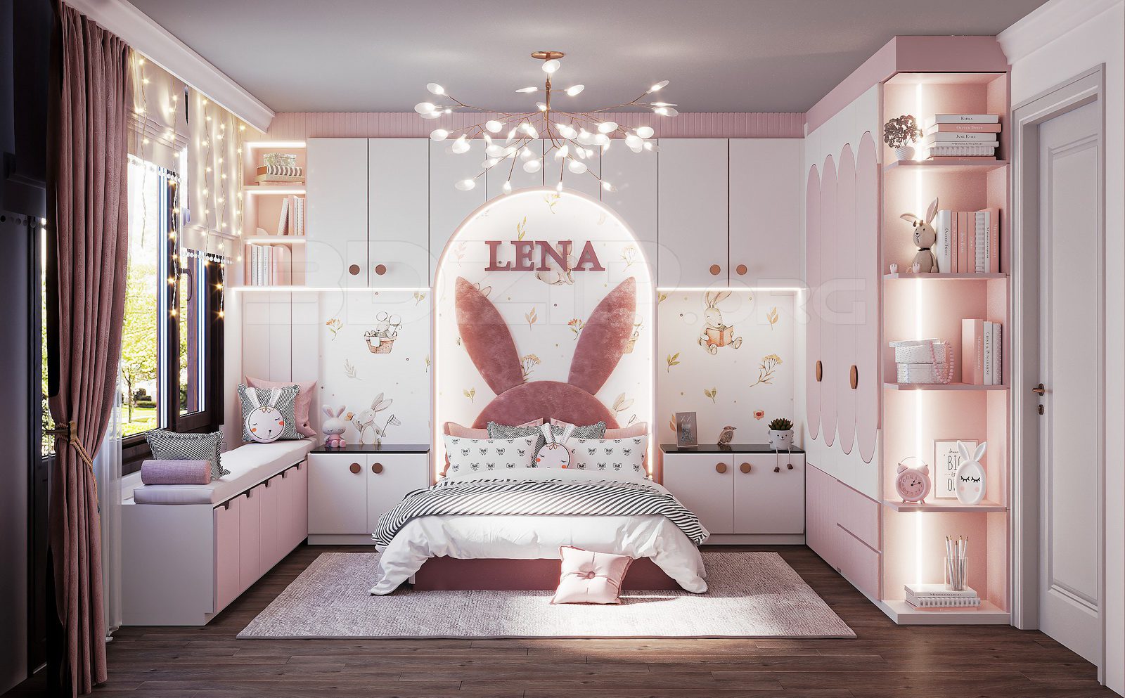 11954. Download Free 3ds Max Kids Room Interior Model By Melis Intas (5)