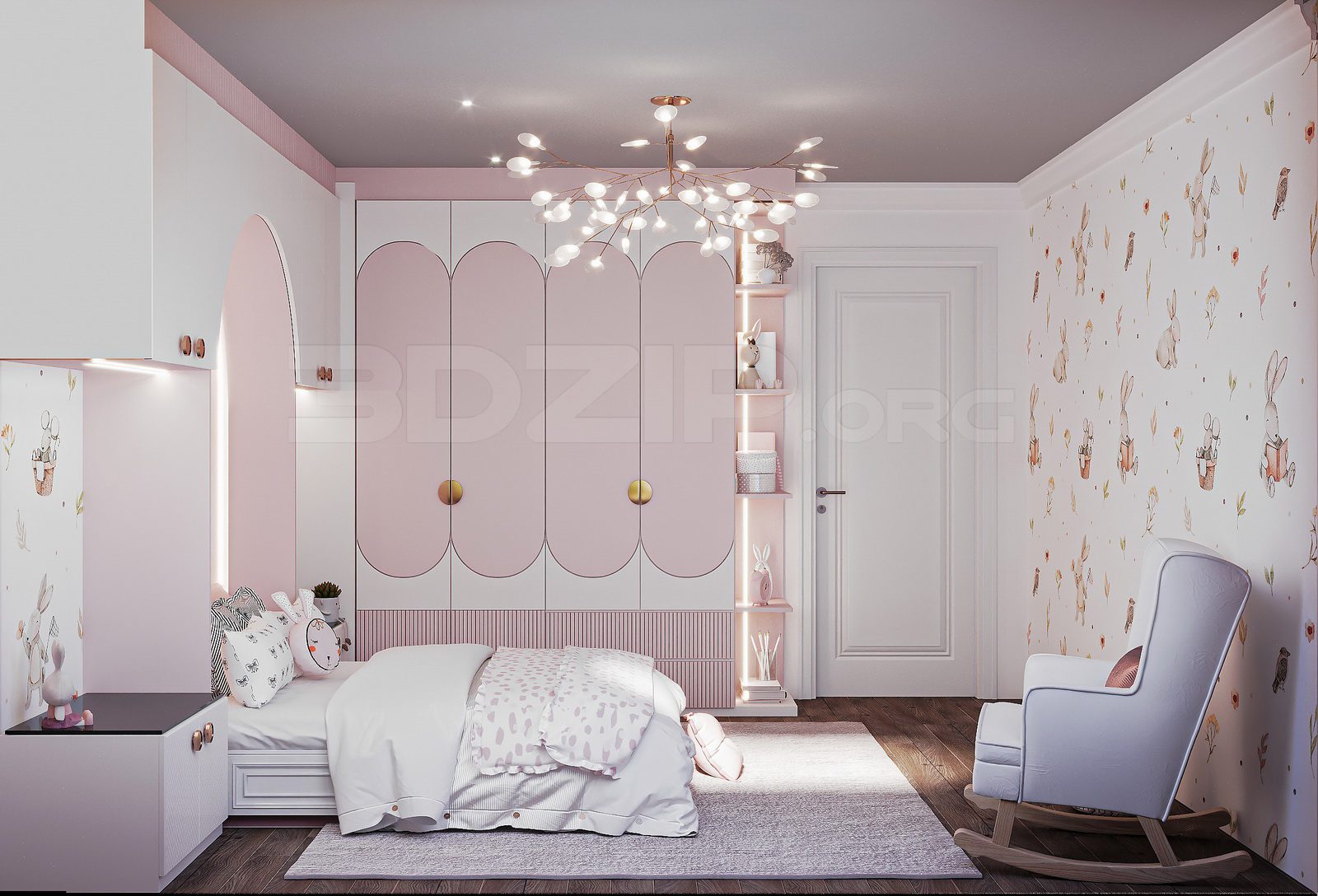 11954. Download Free 3ds Max Kids Room Interior Model By Melis Intas (6)