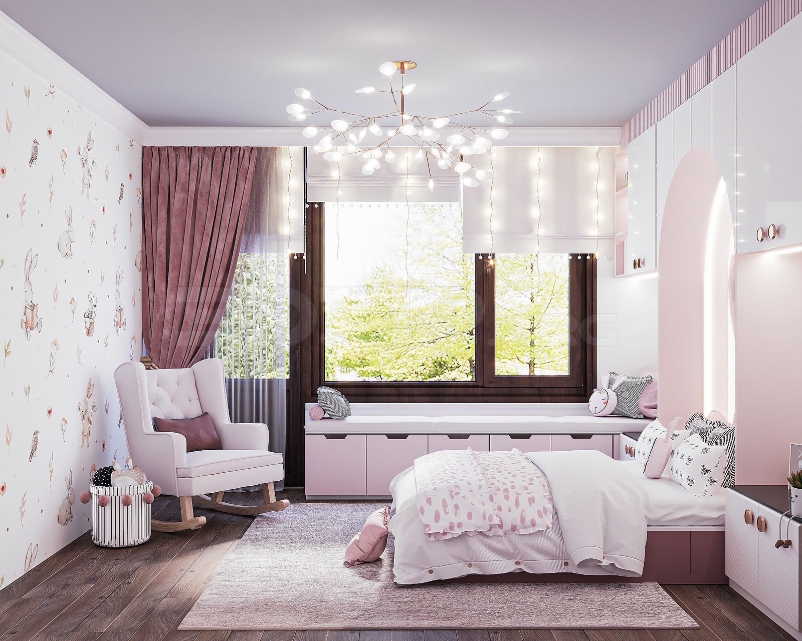 11954. Download Free 3ds Max Kids Room Interior Model By Melis Intas (1)