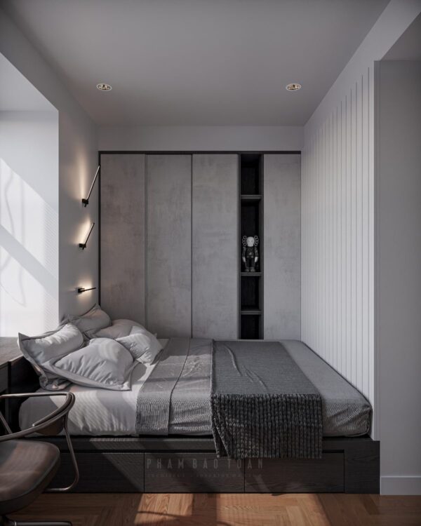 13734. Free 3Ds Max Bedroom Interior Model Download