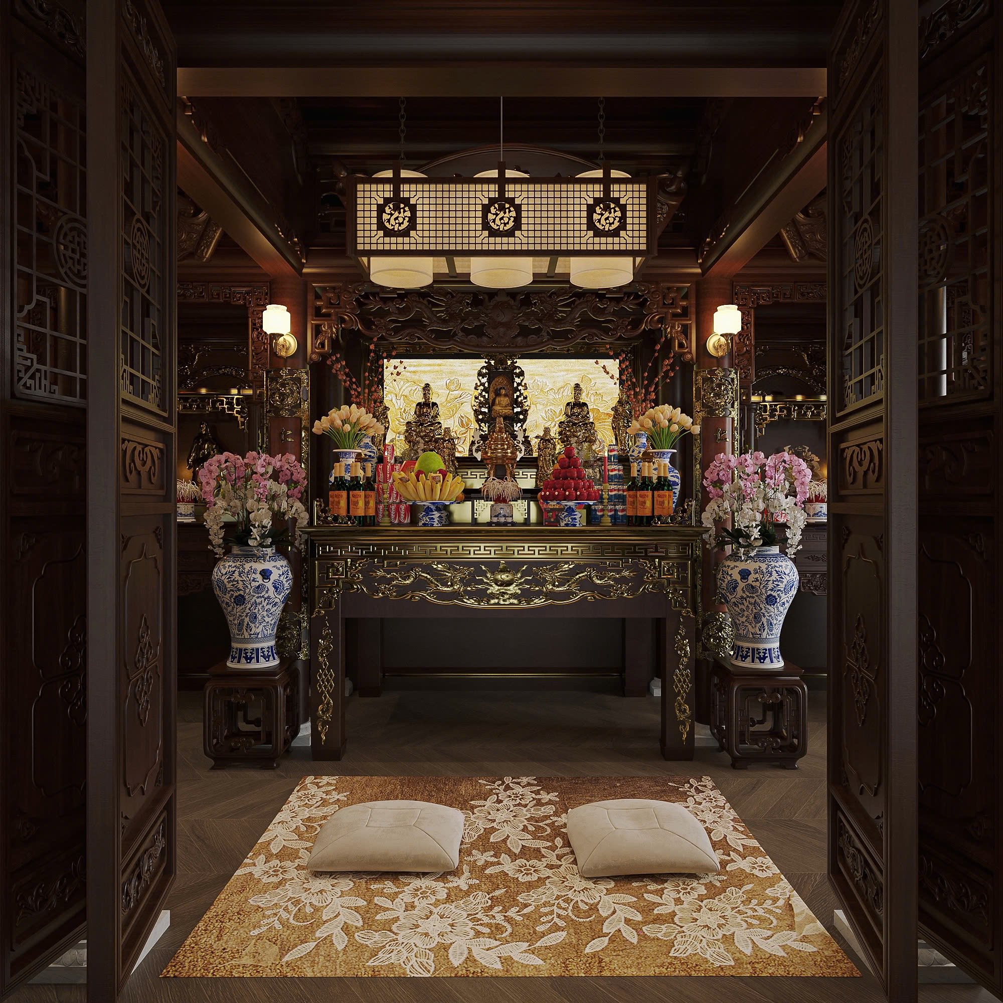 13794. Free 3ds Max Altar Room Interior Model Download By Duc Nguyen (8)