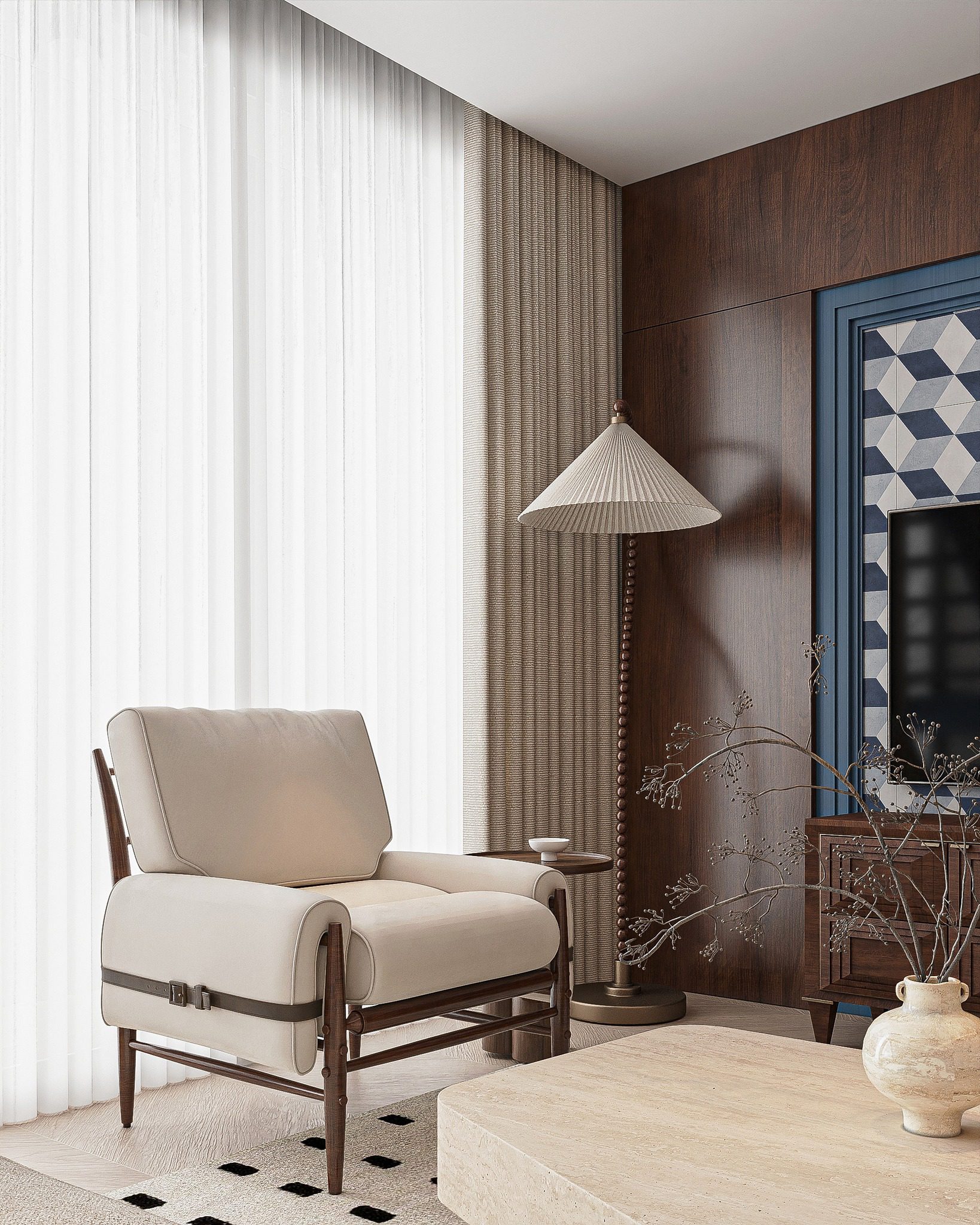 13796. 3ds Max Living Room - Kitchen Interior Model Download By Nguyen Ngoc Lam (4)