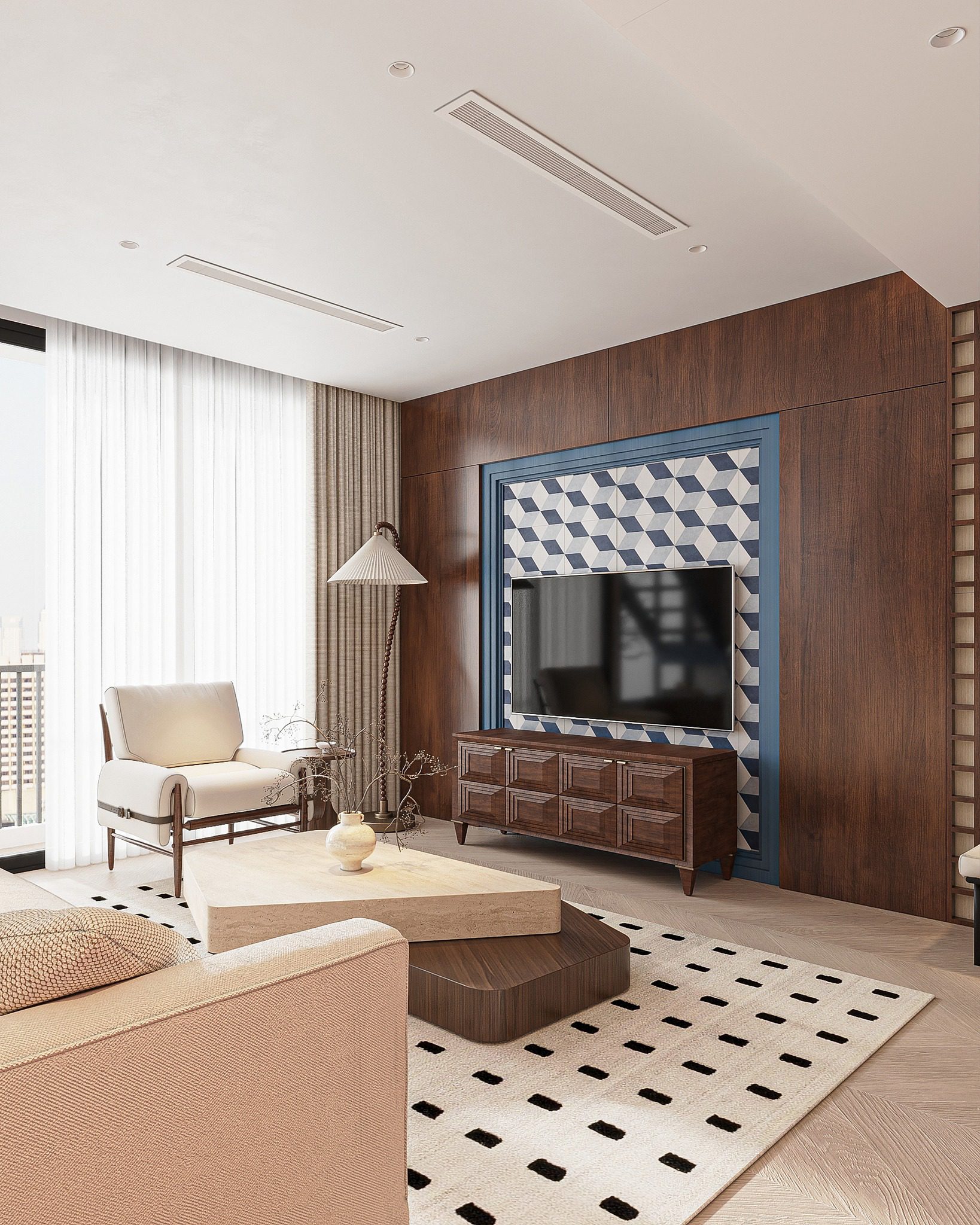 13796. 3ds Max Living Room - Kitchen Interior Model Download By Nguyen Ngoc Lam (6)