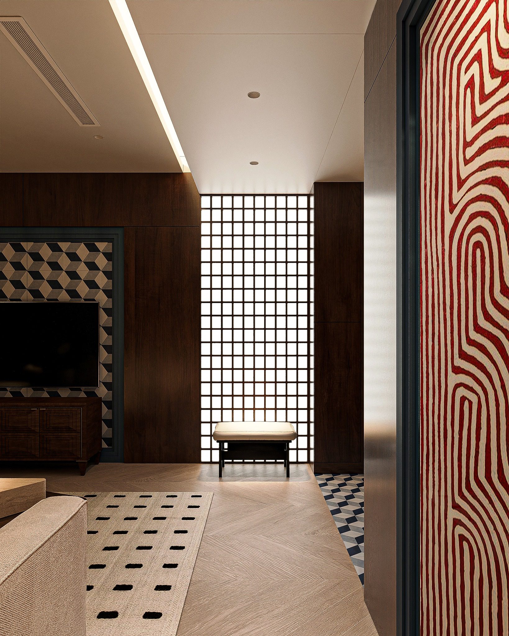 13796. 3ds Max Living Room - Kitchen Interior Model Download By Nguyen Ngoc Lam (10)