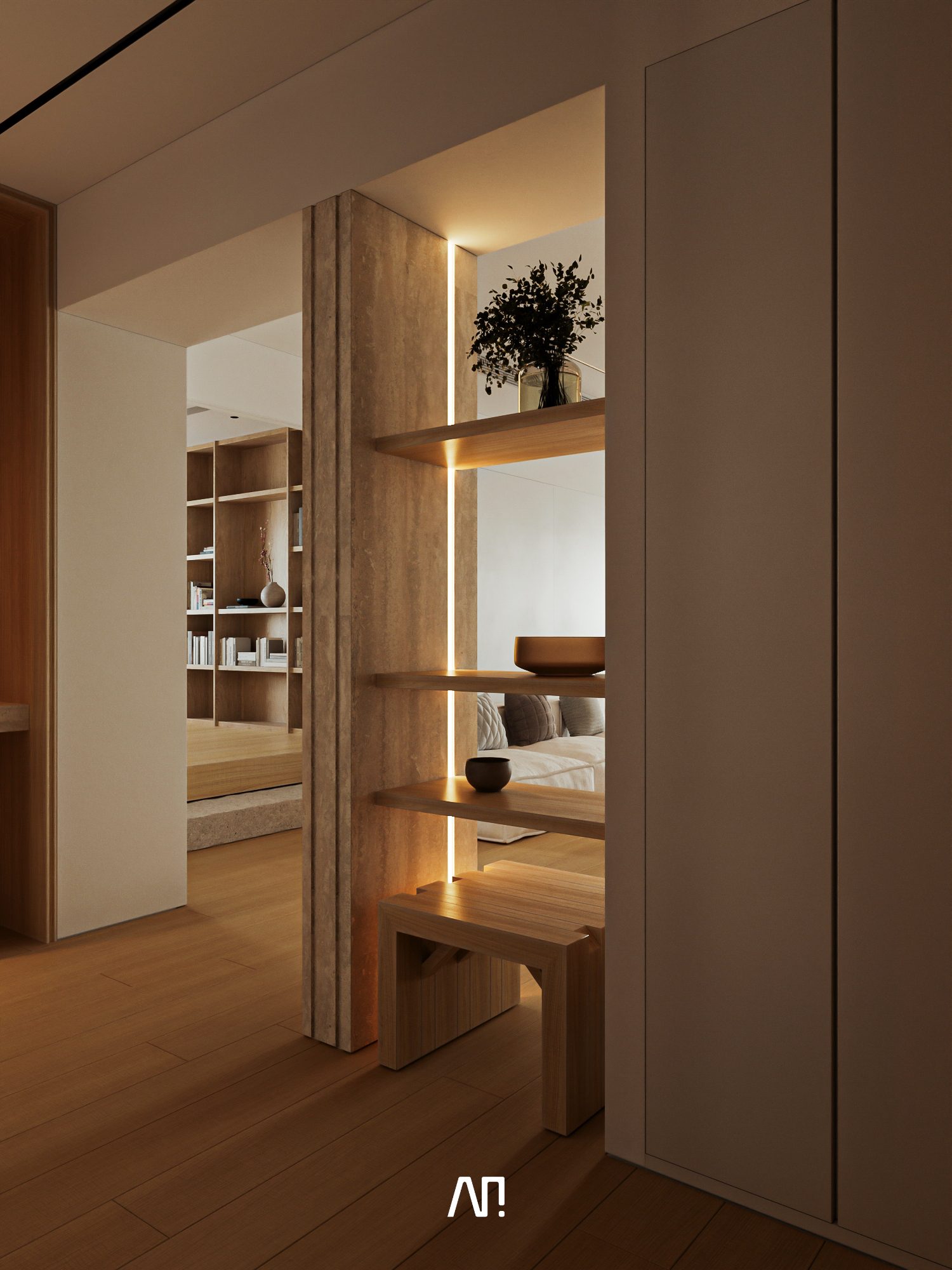 13798. 3ds Max Apartment Interior Model Download By Phuong Pham Jd (14)