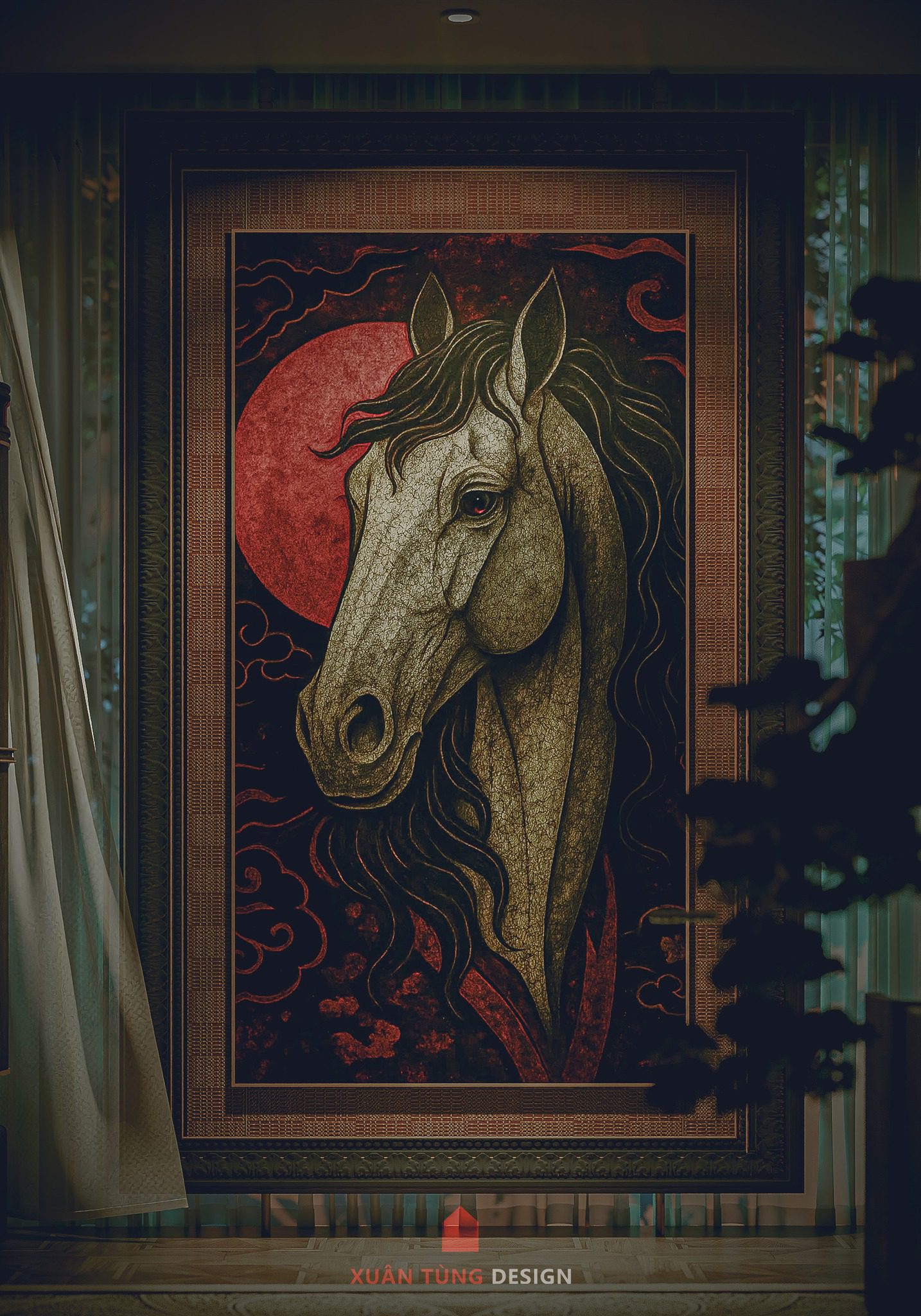 13806. Free 3ds Max Altar Room Interior Model Download By Tran Mo (2)