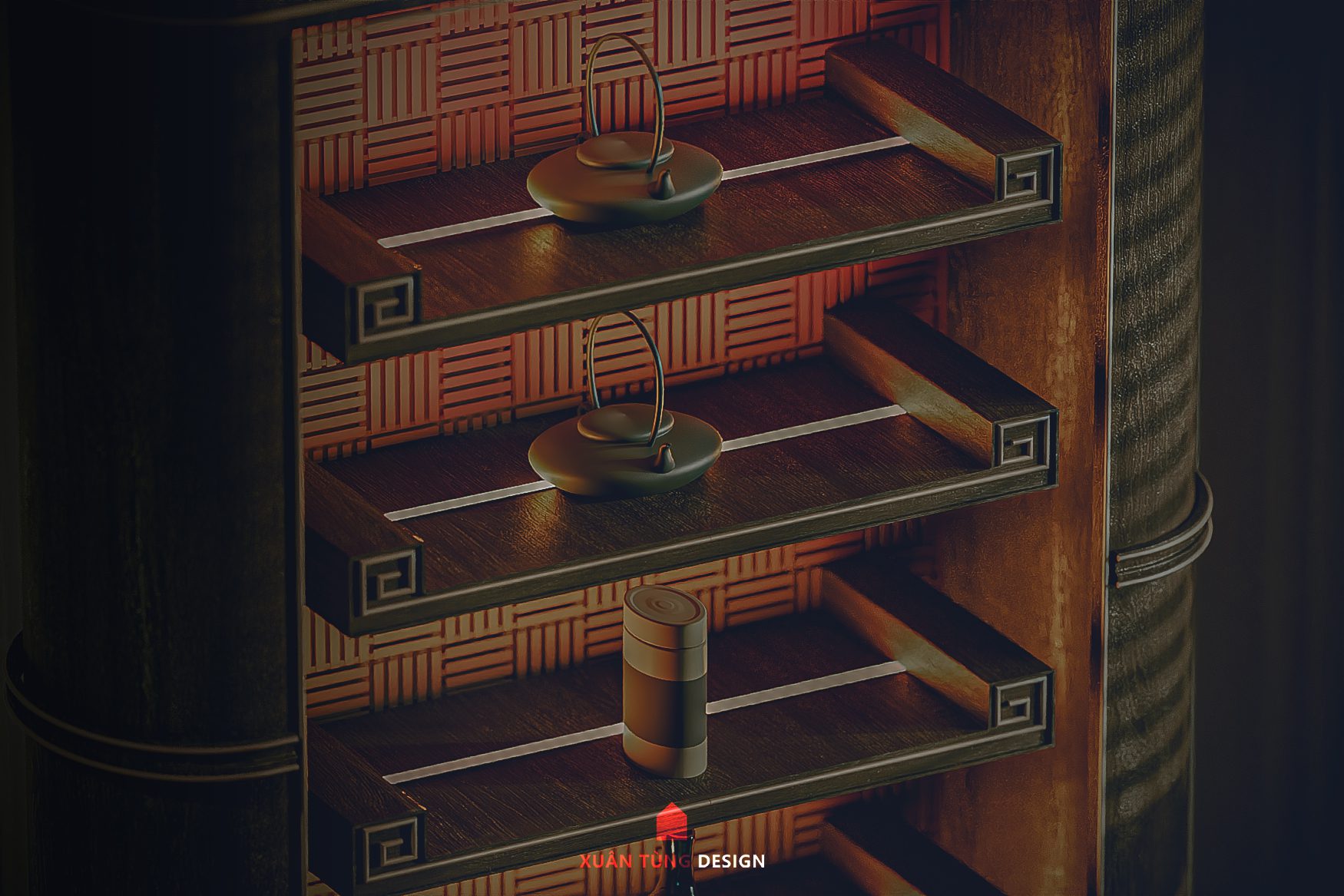 13806. Free 3ds Max Altar Room Interior Model Download By Tran Mo (9)