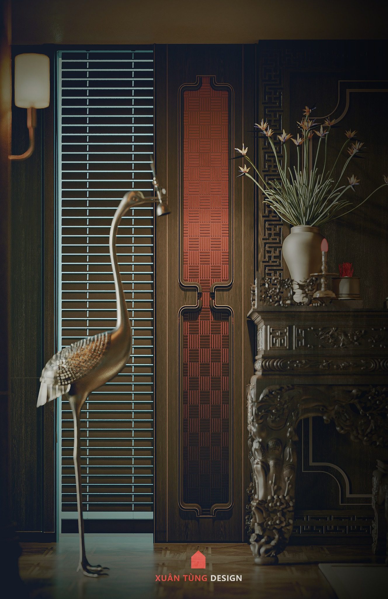 13806. Free 3ds Max Altar Room Interior Model Download By Tran Mo (10)