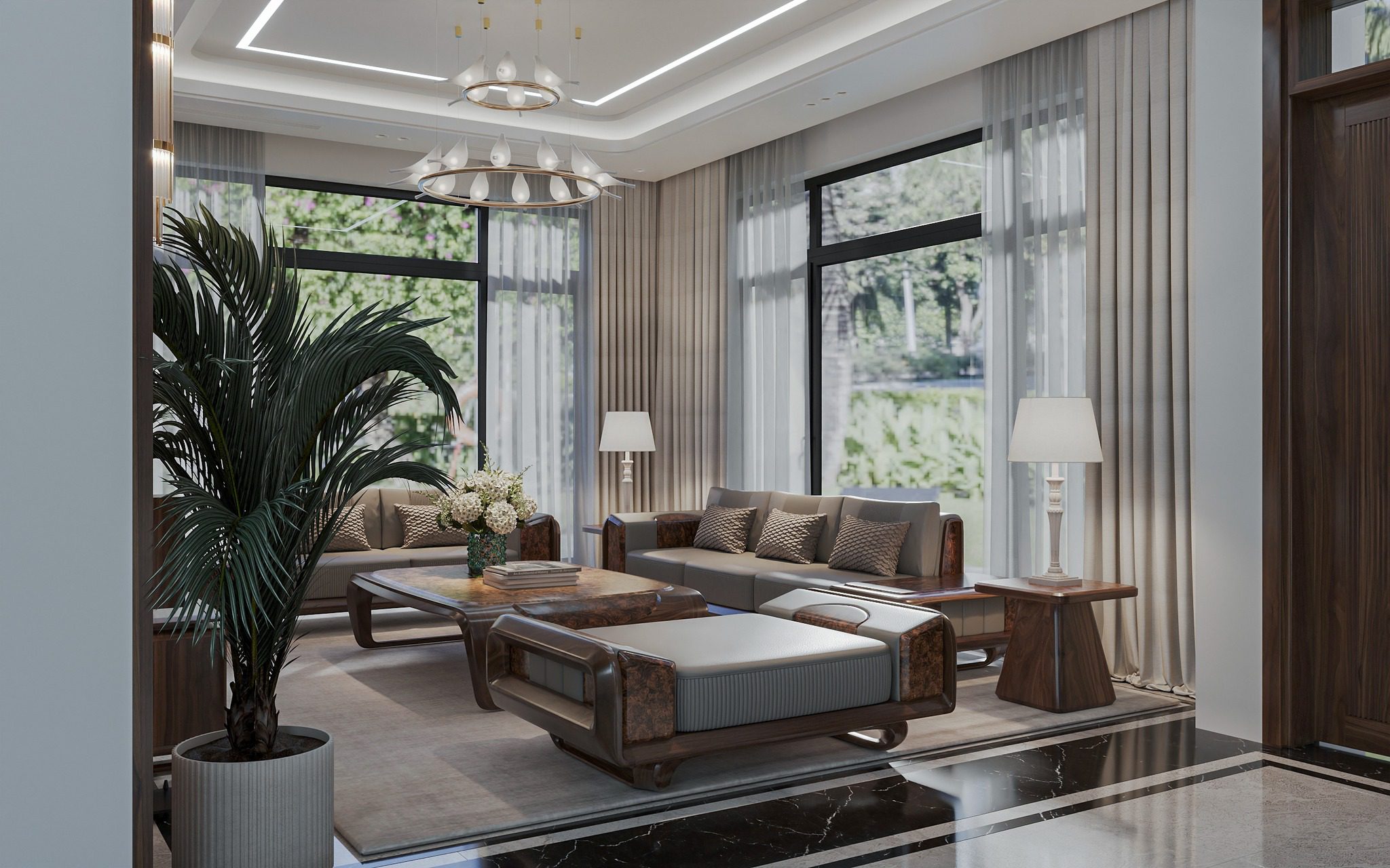 13810. 3ds Max Living Room Interior Model Download By Duong Nguyen (3)