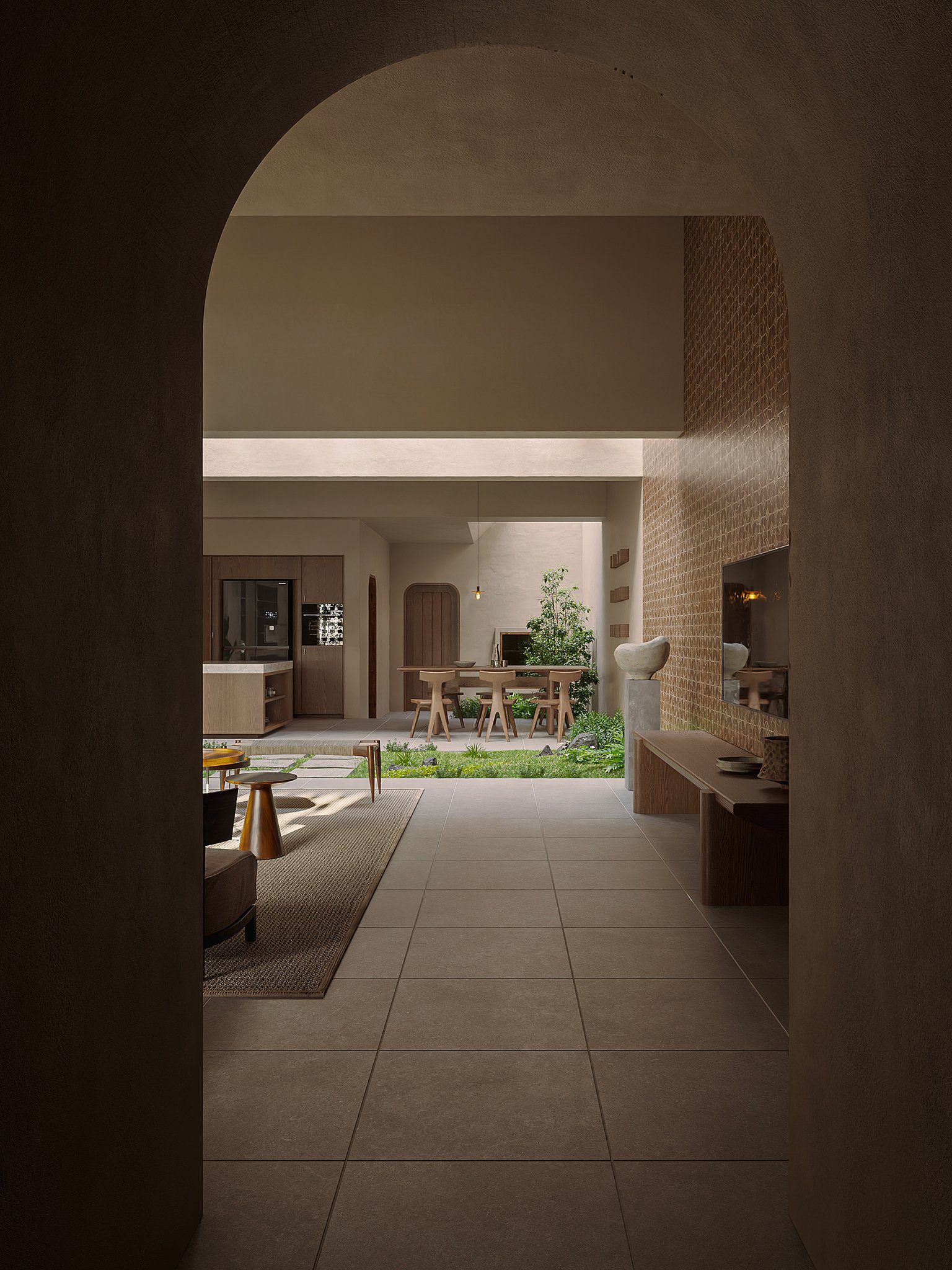 13811. 3ds Max Kitchen Room Interior Model Download By Cao Ngoc Cuong (11)