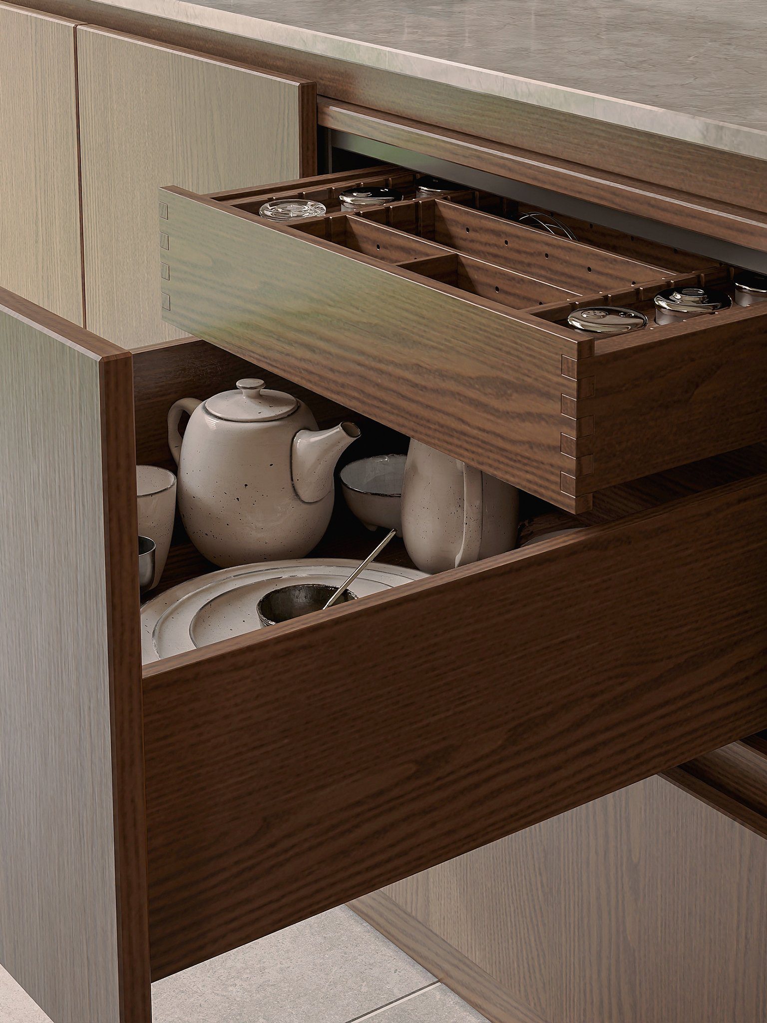 13811. 3ds Max Kitchen Room Interior Model Download By Cao Ngoc Cuong (3)