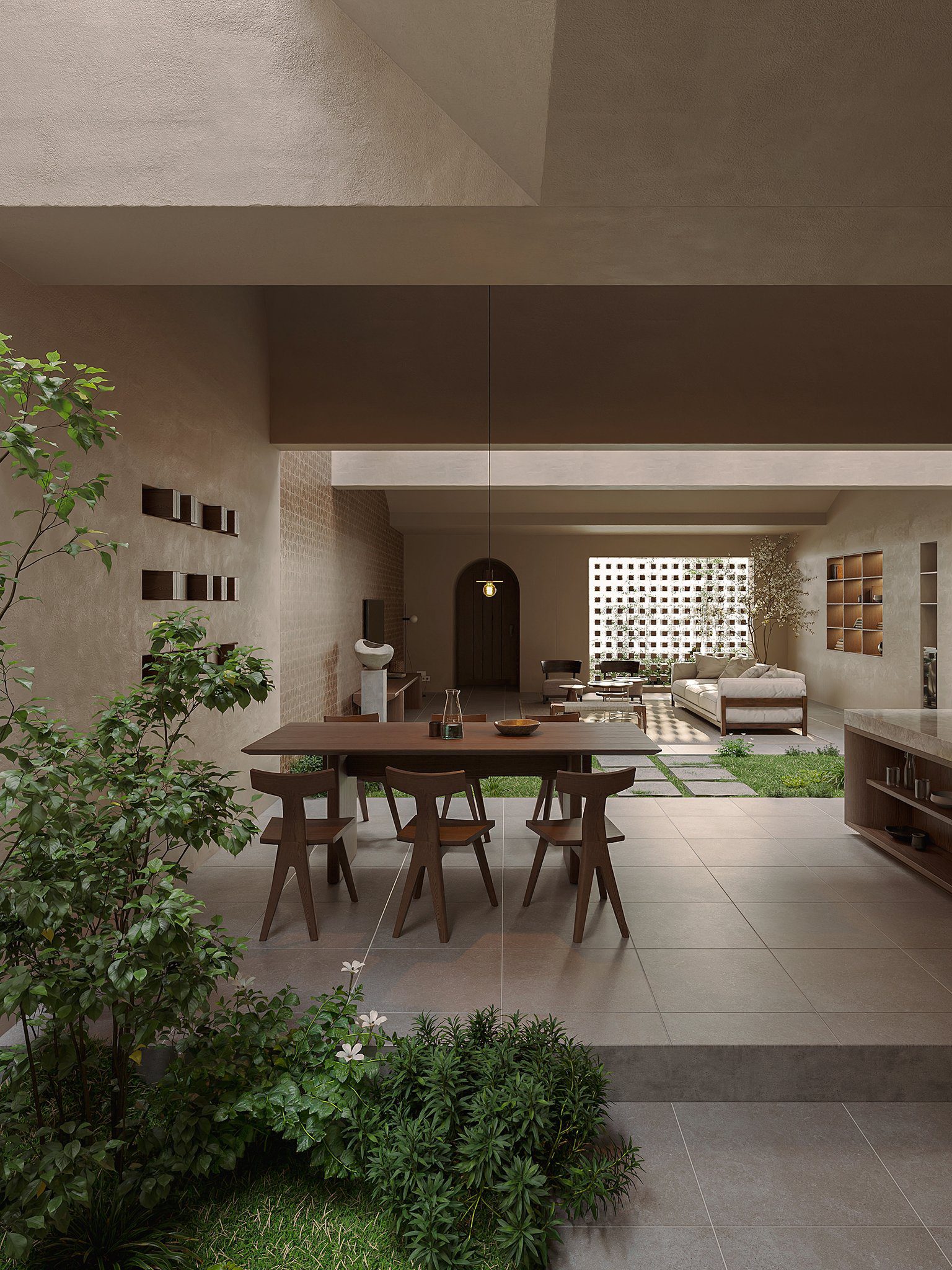 13811. 3ds Max Kitchen Room Interior Model Download By Cao Ngoc Cuong (1)