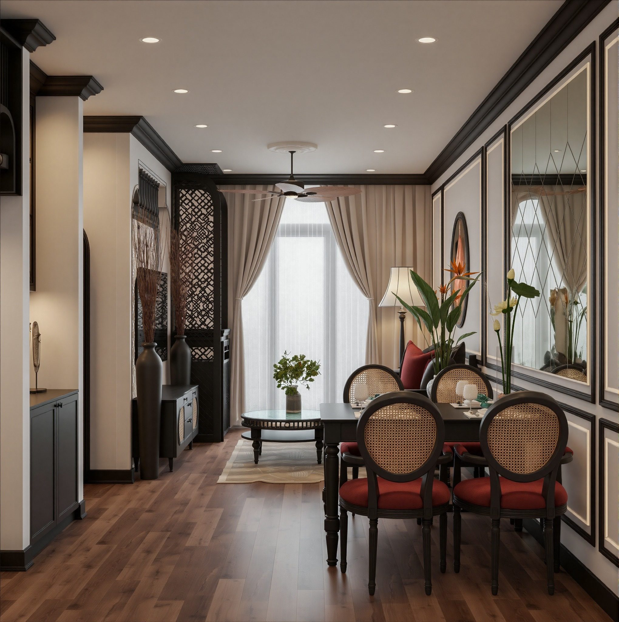 13815. 3ds Max Indochine Living Room Interior Model Download By Phan Thuc (4)