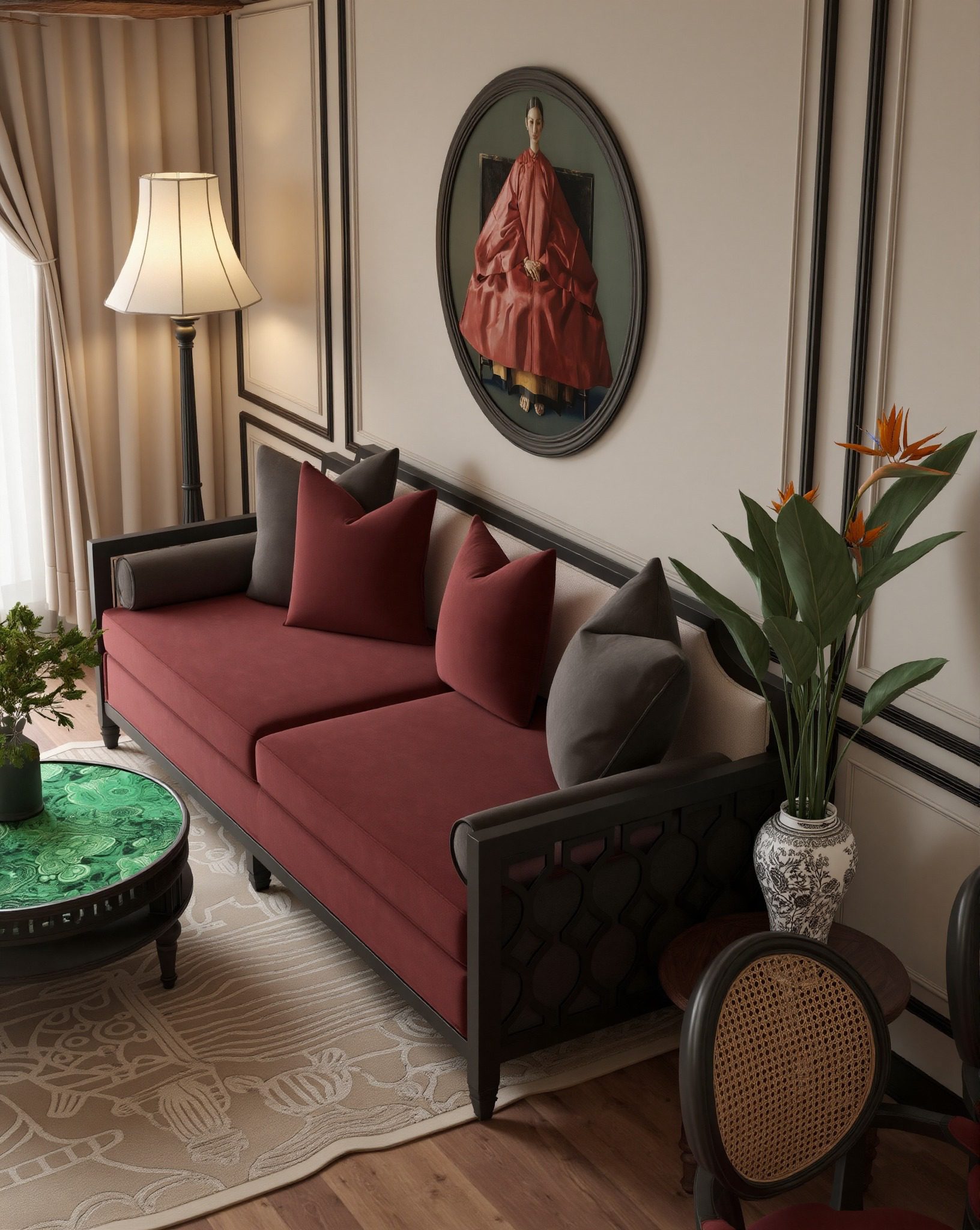 13815. 3ds Max Indochine Living Room Interior Model Download By Phan Thuc (5)