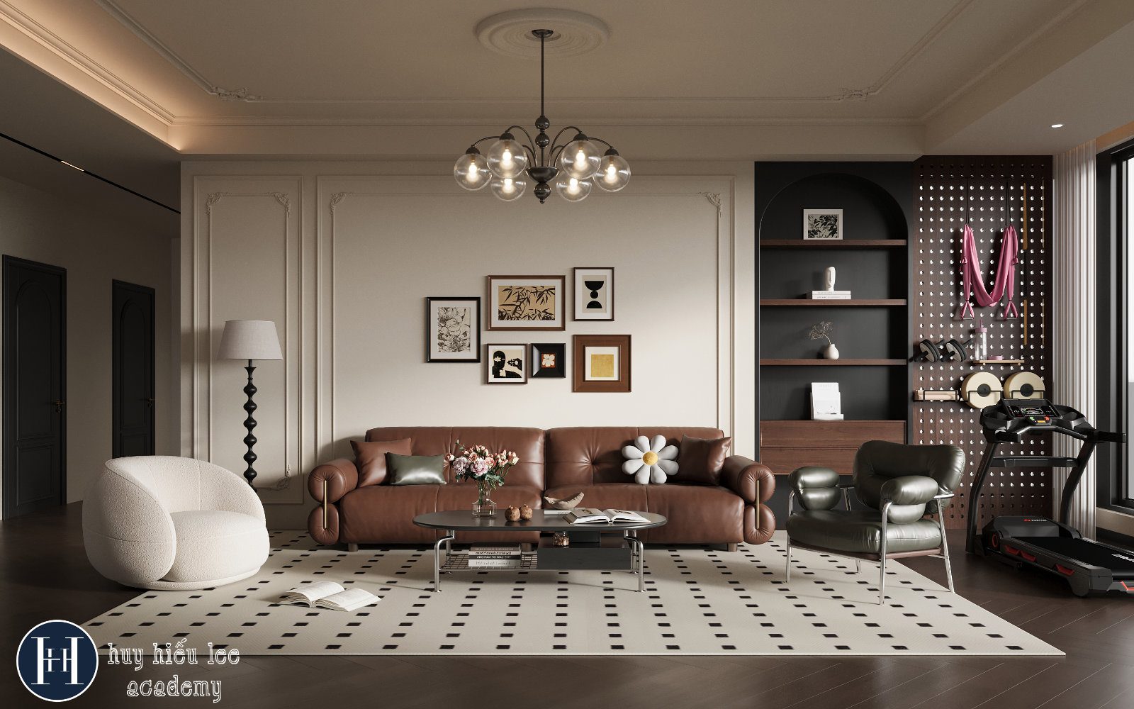 20096. 3ds Max Living Room Interior Model Download (1)