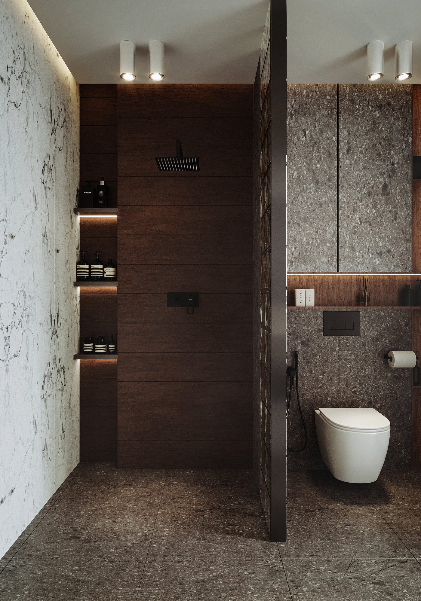 20124. Download Free 3ds Max Bathroom Interior Model (2)