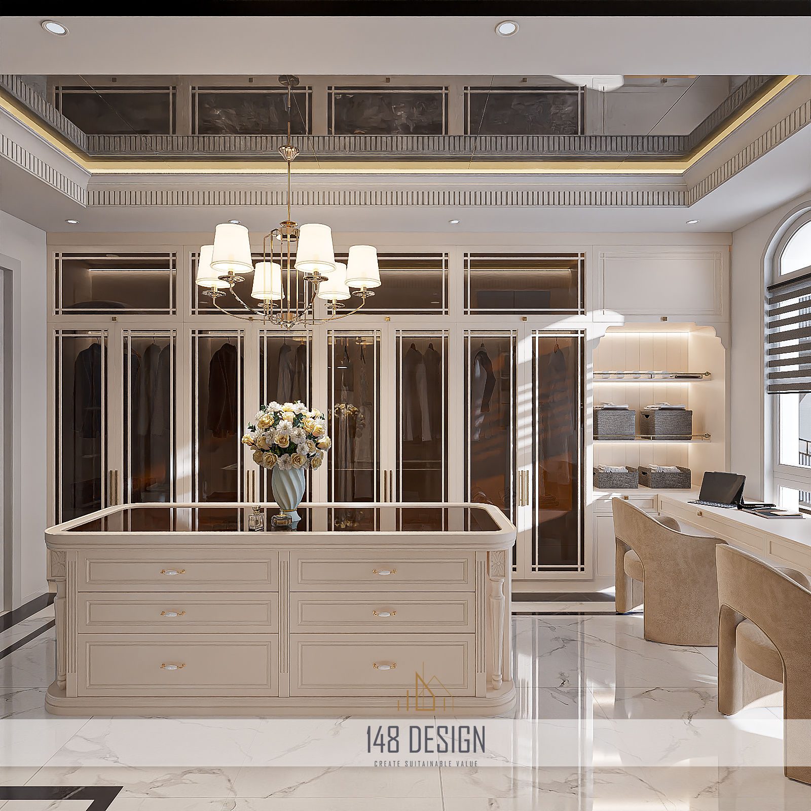 20137. 3ds Max Bedroom Interior Model Download By 148 Design (7)