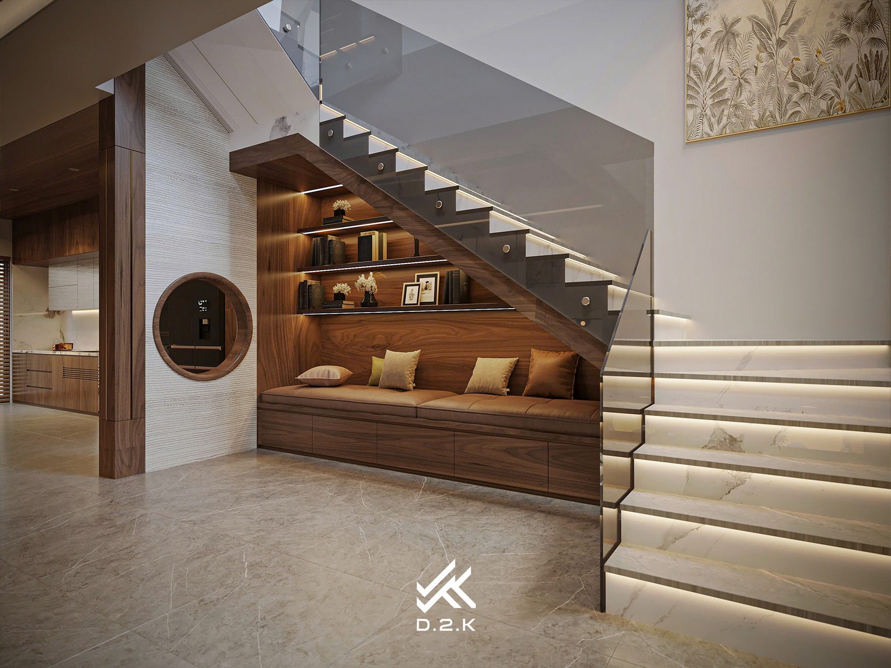 20237. 3ds Max Living Room - Kitchen Interior Model Download By Duong Duy Tran (4)