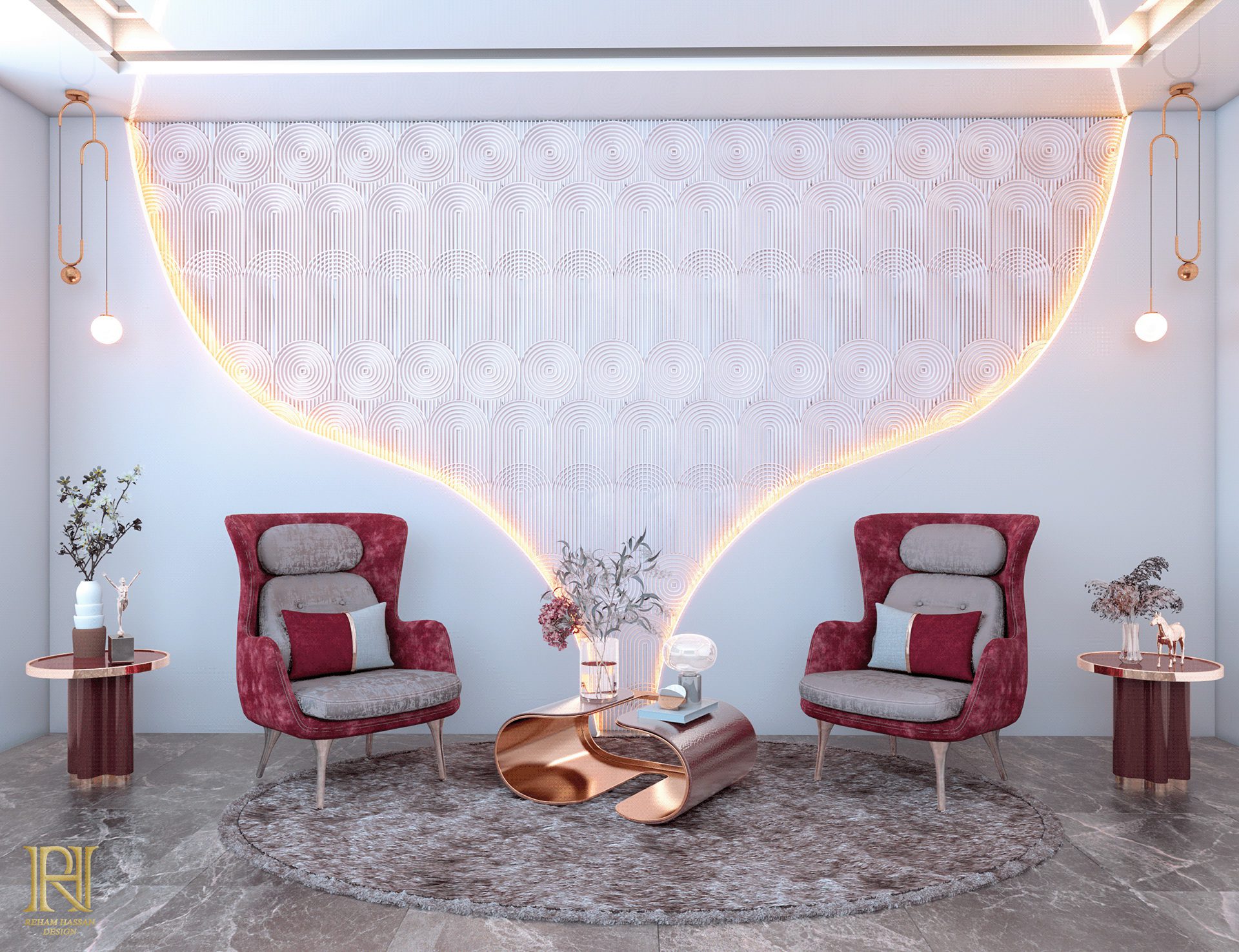 Free Download Interior Scene By Reham Hasan