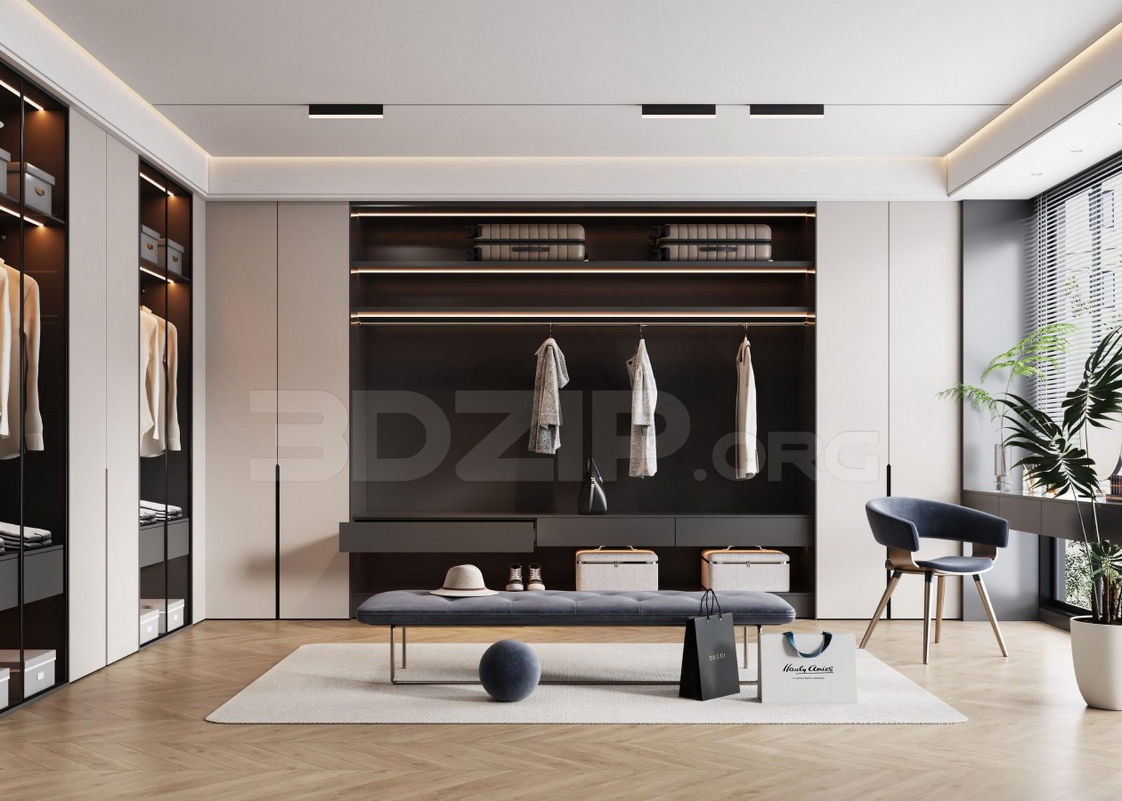 11591. Free 3Ds Max Dressing room Model Download