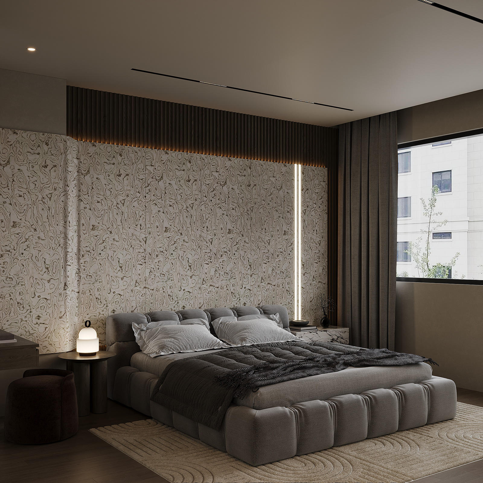 20241. 3ds Max Bedroom Interior Model Download (2)