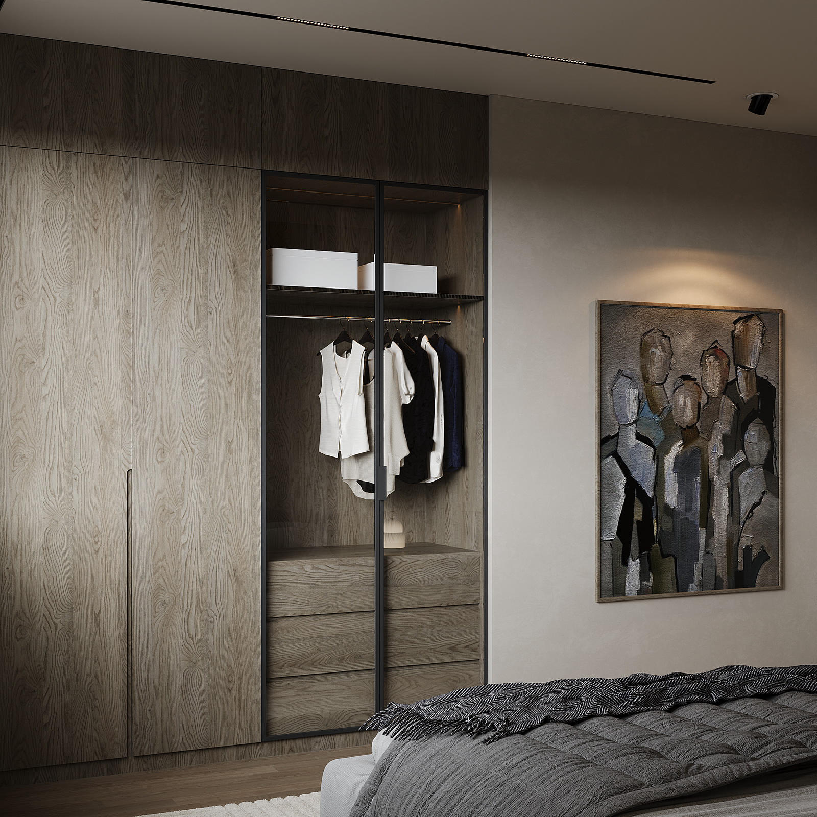 20241. 3ds Max Bedroom Interior Model Download (3)