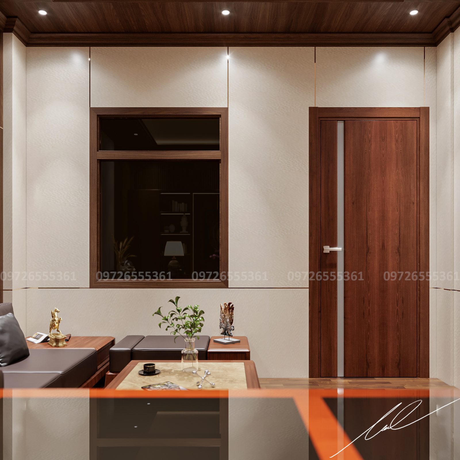 13822. 3ds Max Workroom Interior Model Download By Canh Pham (5)