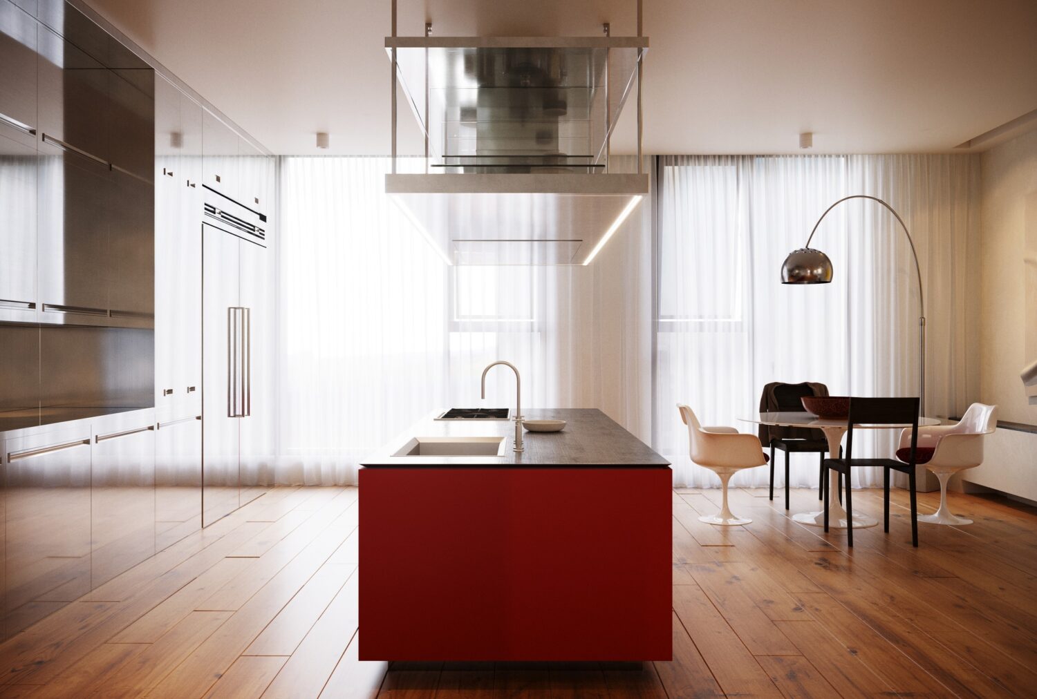 12874. Free 3D Living Room Interior Model Download by Dung Ngoc Bui