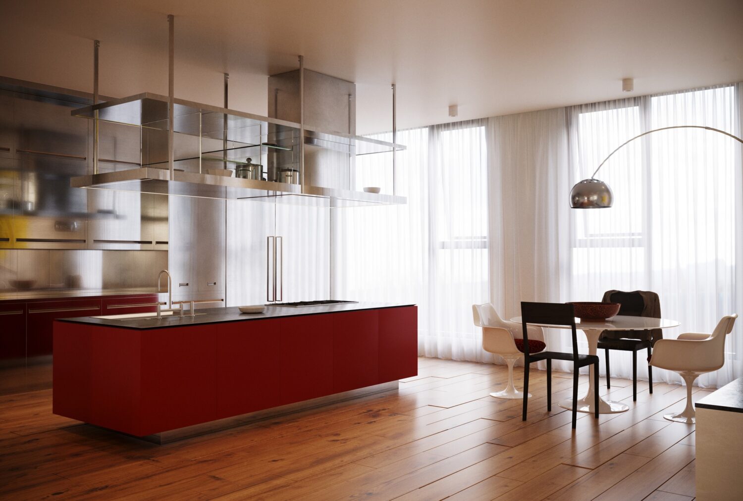 12874. Free 3D Living Room Interior Model Download by Dung Ngoc Bui