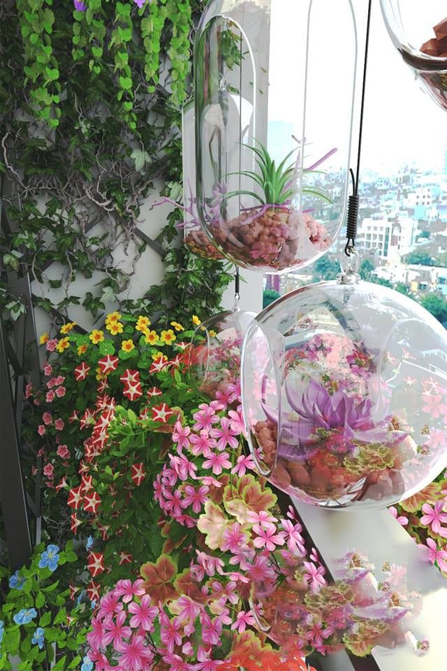 11098. Free 3D Hanging Flowers Plant Ivy Model Download
