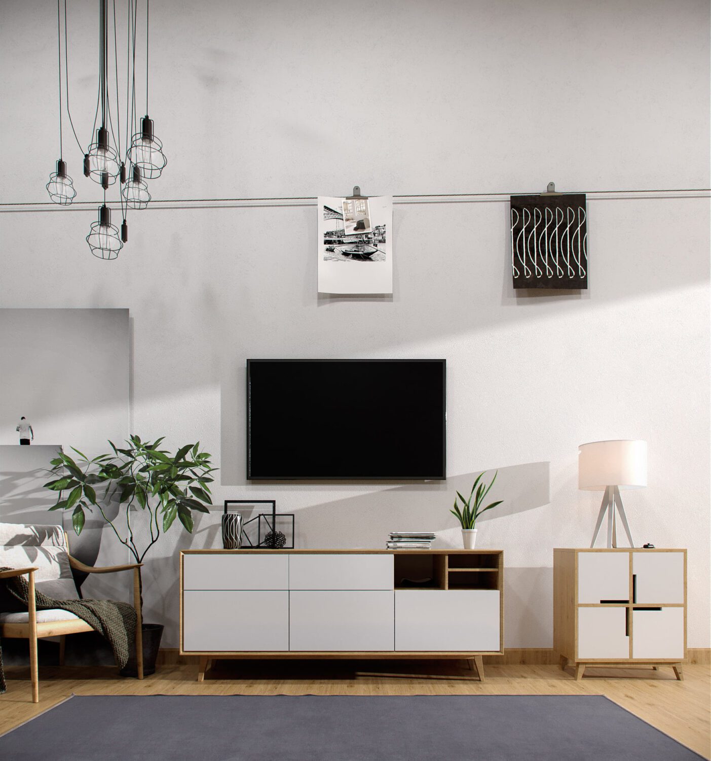 11100. Free 3D Interior Scene Model Download By Arky