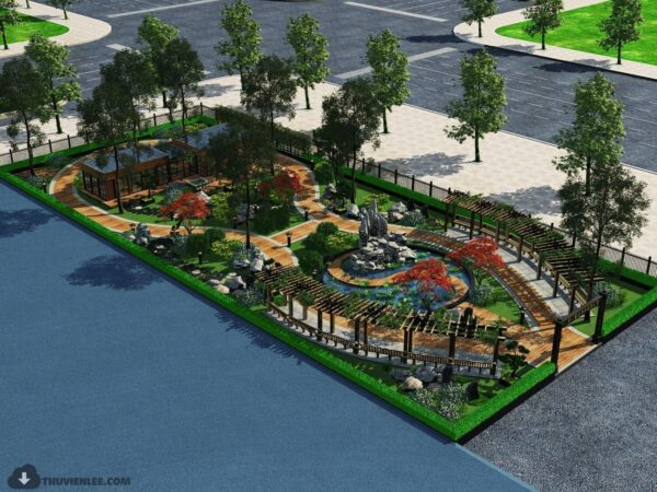 9645-3d-model-of-exterior-garden-for-free-download-by-huy-hieu-lee