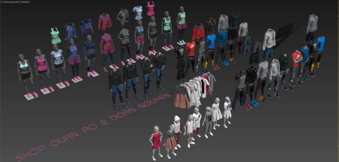 3D Fashion Shop 21 Model By Doan Nguyen Free Download