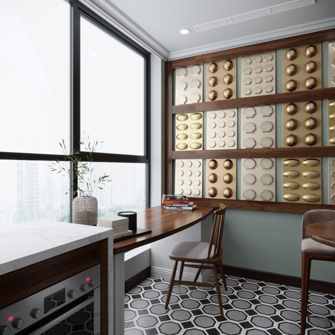 3D Interior Scenes File 3dsmax Model Kitchen – Dining Room 19 By Minh Tu