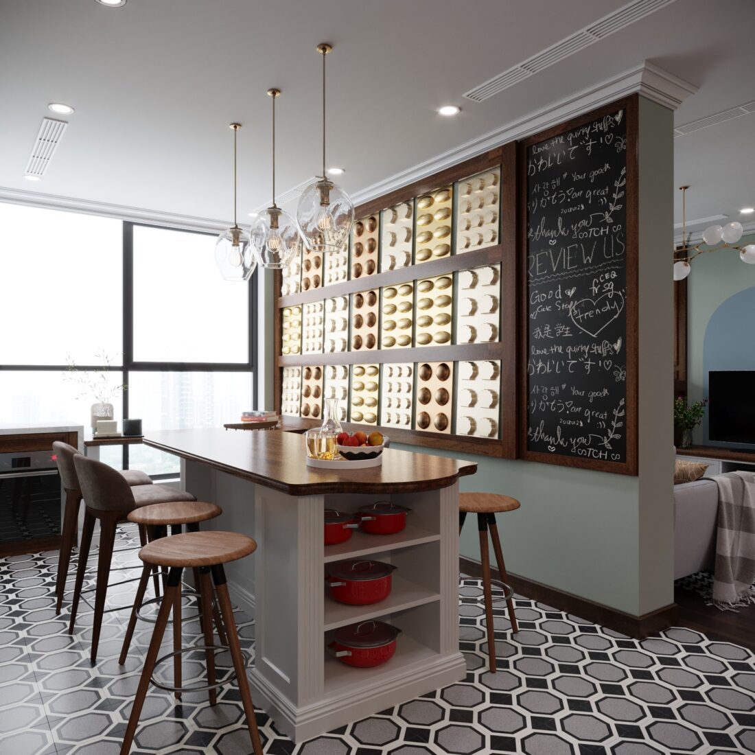 3D Interior Scenes File 3dsmax Model Kitchen – Dining Room 19 By Minh Tu