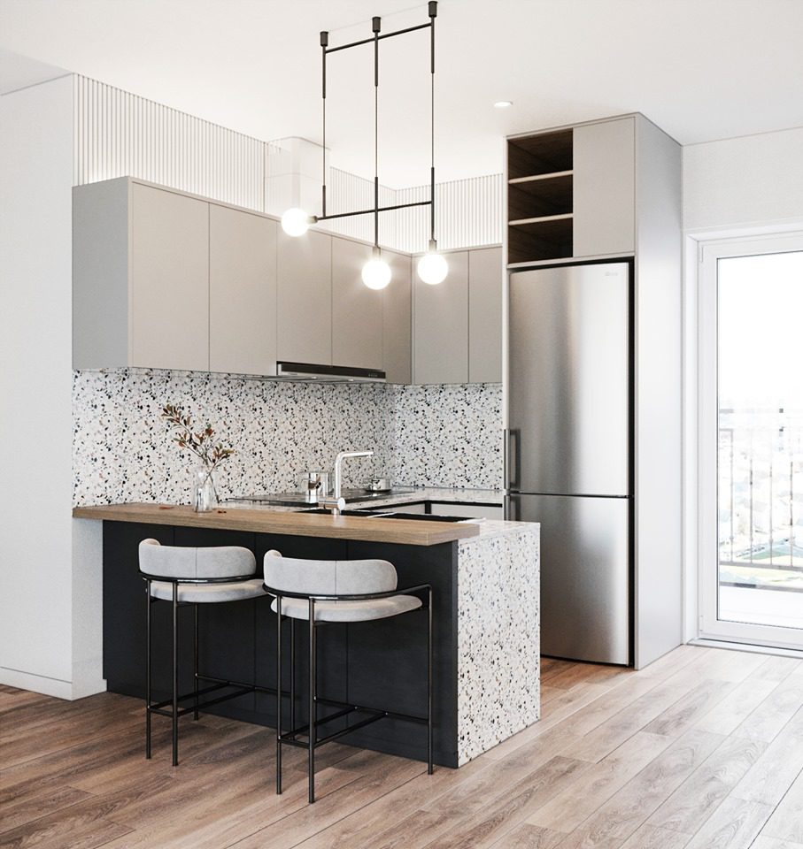 3D Interior Kitchen- Livingroom 56 Scene 3dsmax By Ha Anh Free Download